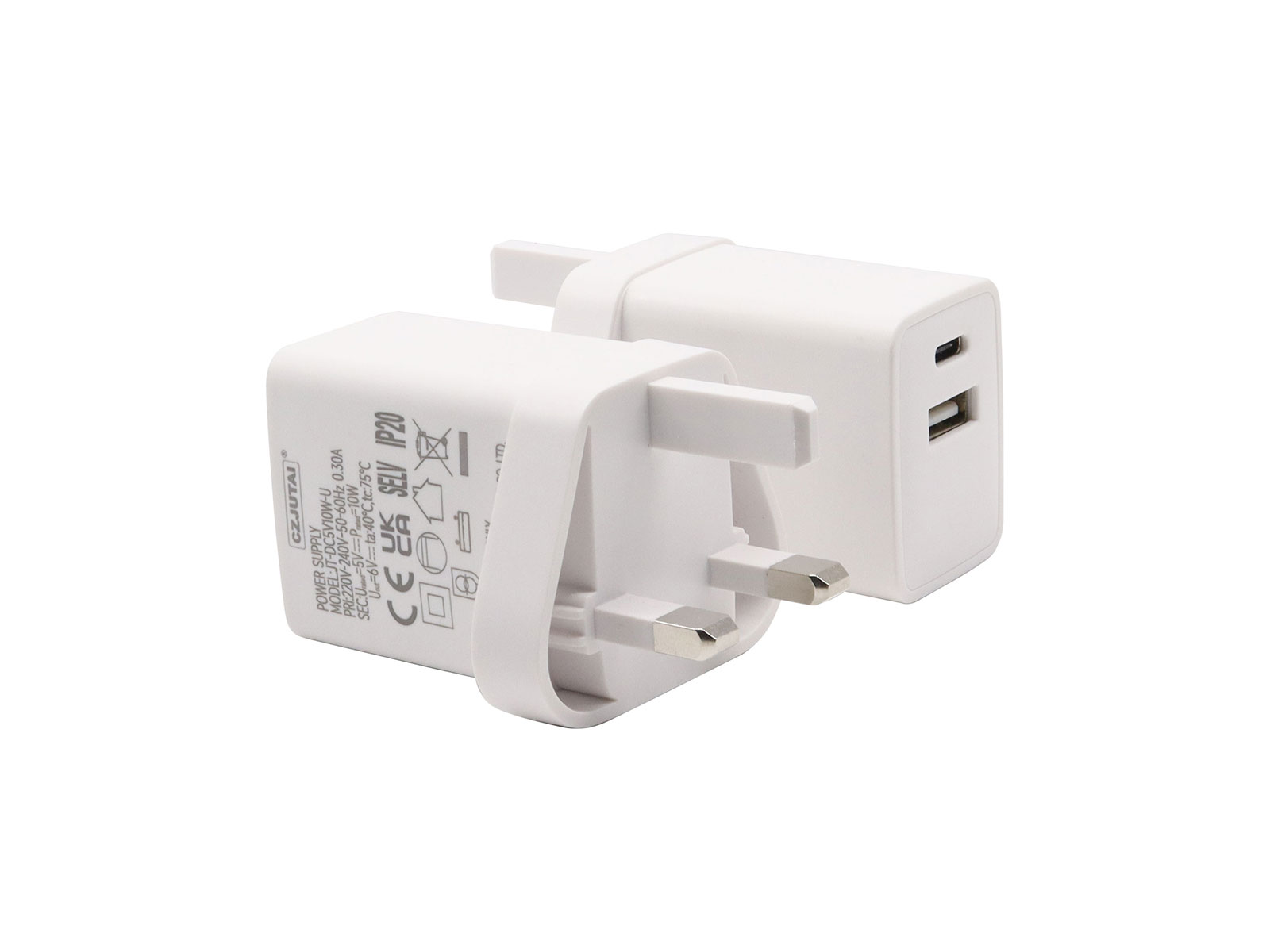 英规UKCA USB Type A+C 白色