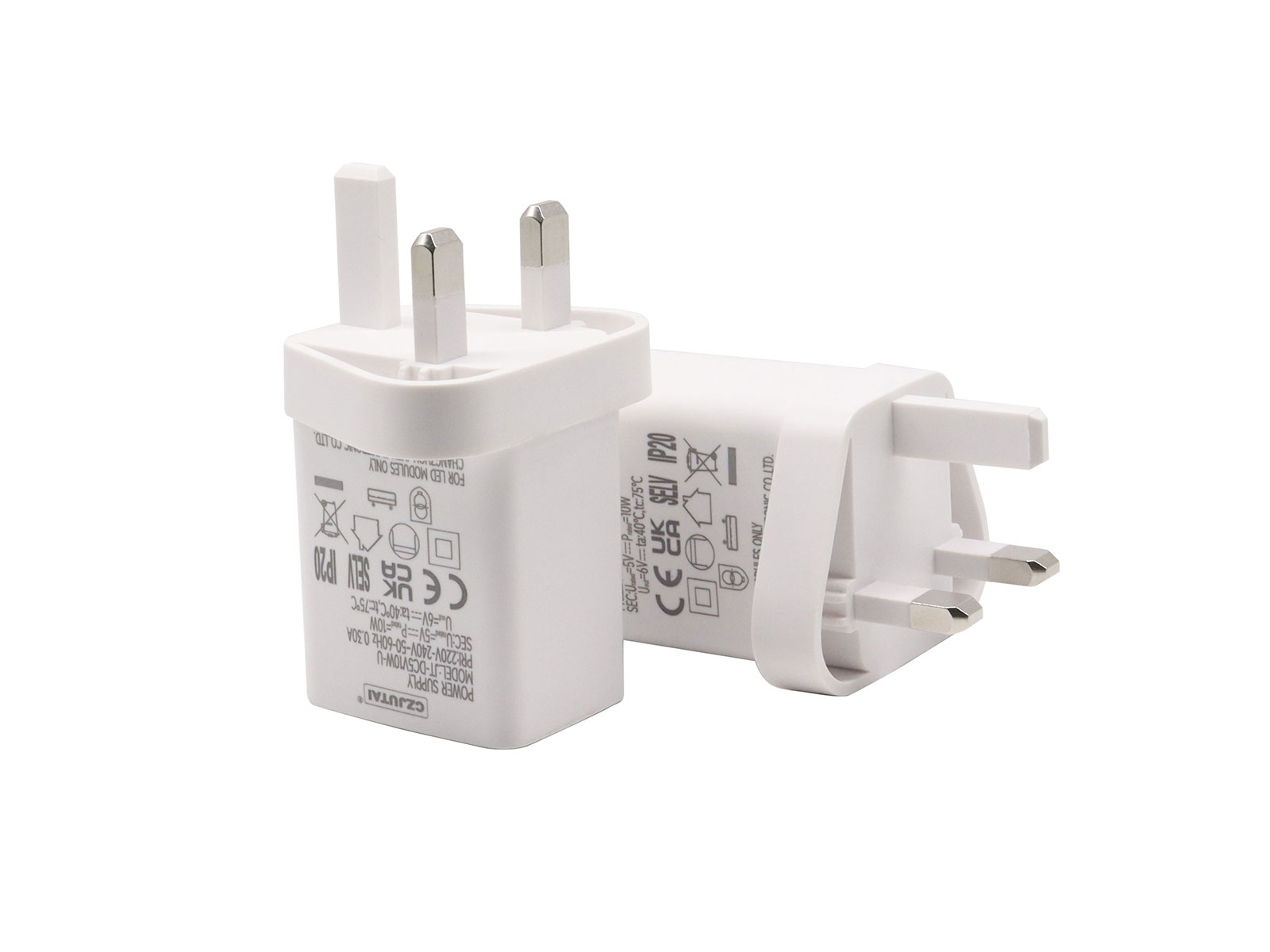 英规UKCA USB Type A+C 白色